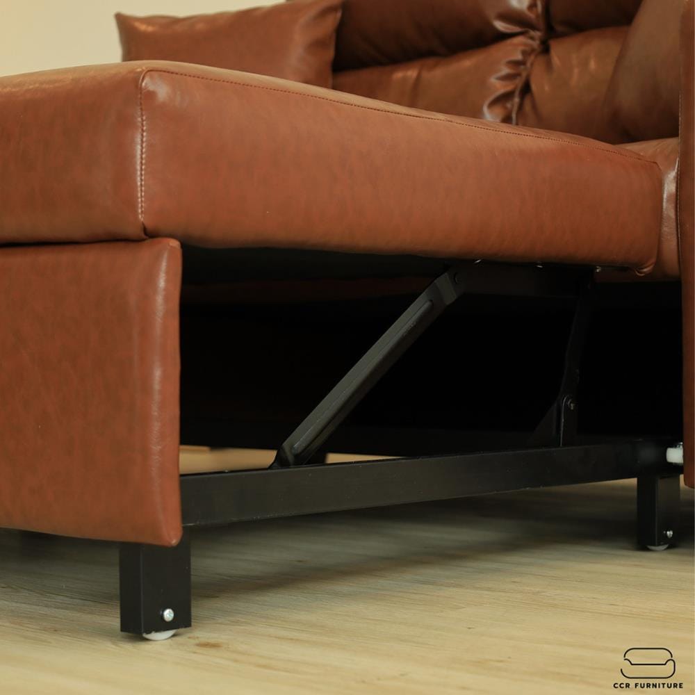 โซฟาเบด CCR FURNITURE รุ่น NEW YORK (นิวยอร์ก) ขนาด 170 cm. หนัง PREMIUM PU สีน้ำตาล (PQ003-5)_9