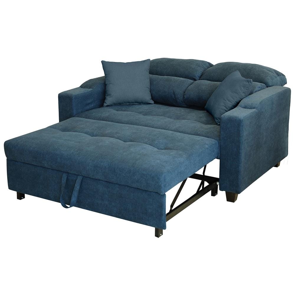 โซฟาเบด CCR FURNITURE รุ่น NEW YORK (นิวยอร์ก) ขนาด 156 cm. ผ้า สีน้ำเงิน (A1-38)_4
