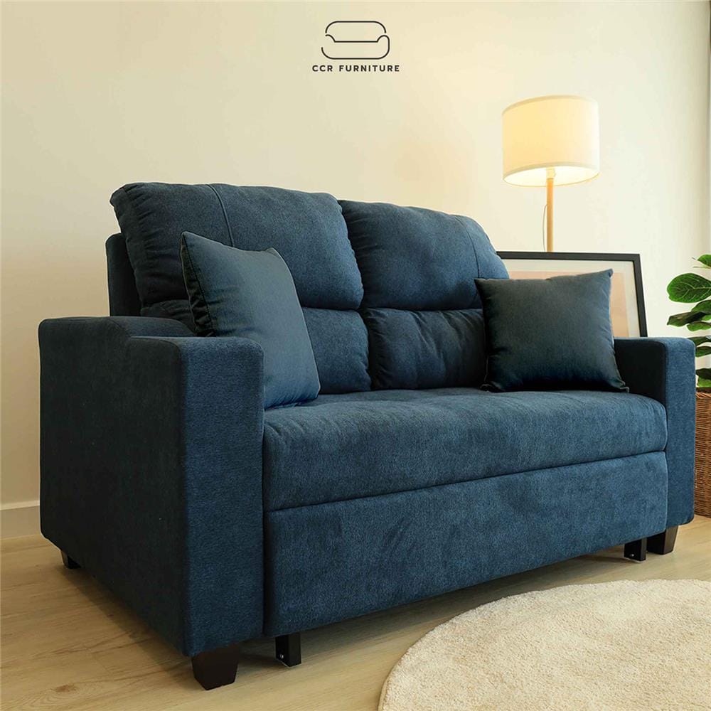 โซฟาเบด CCR FURNITURE รุ่น NEW YORK (นิวยอร์ก) ขนาด 156 cm. ผ้า สีน้ำเงิน (A1-38)_6