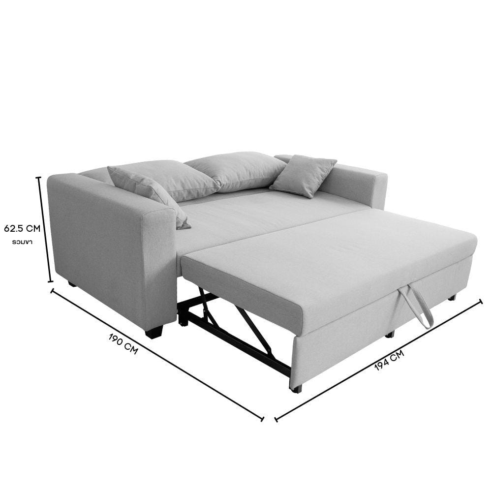 โซฟาเบด CCR FURNITURE รุ่น PHILLY (ฟิลลี่) ขนาด 194 cm. ผ้า สีเทา (A1-06)_1