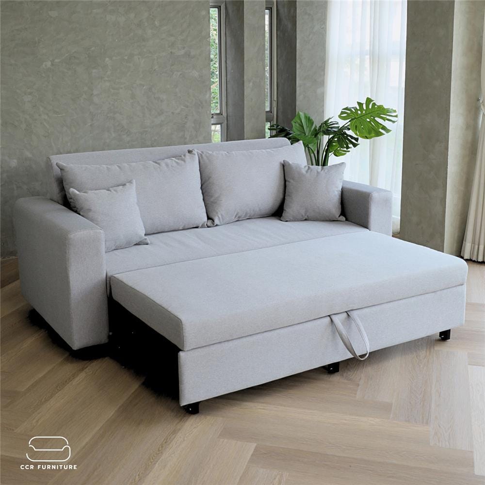โซฟาเบด CCR FURNITURE รุ่น PHILLY (ฟิลลี่) ขนาด 194 cm. ผ้า สีเทา (A1-06)_10