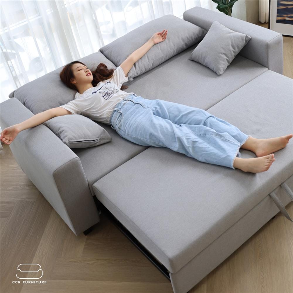 โซฟาเบด CCR FURNITURE รุ่น PHILLY (ฟิลลี่) ขนาด 194 cm. ผ้า สีเทา (A1-06)_6