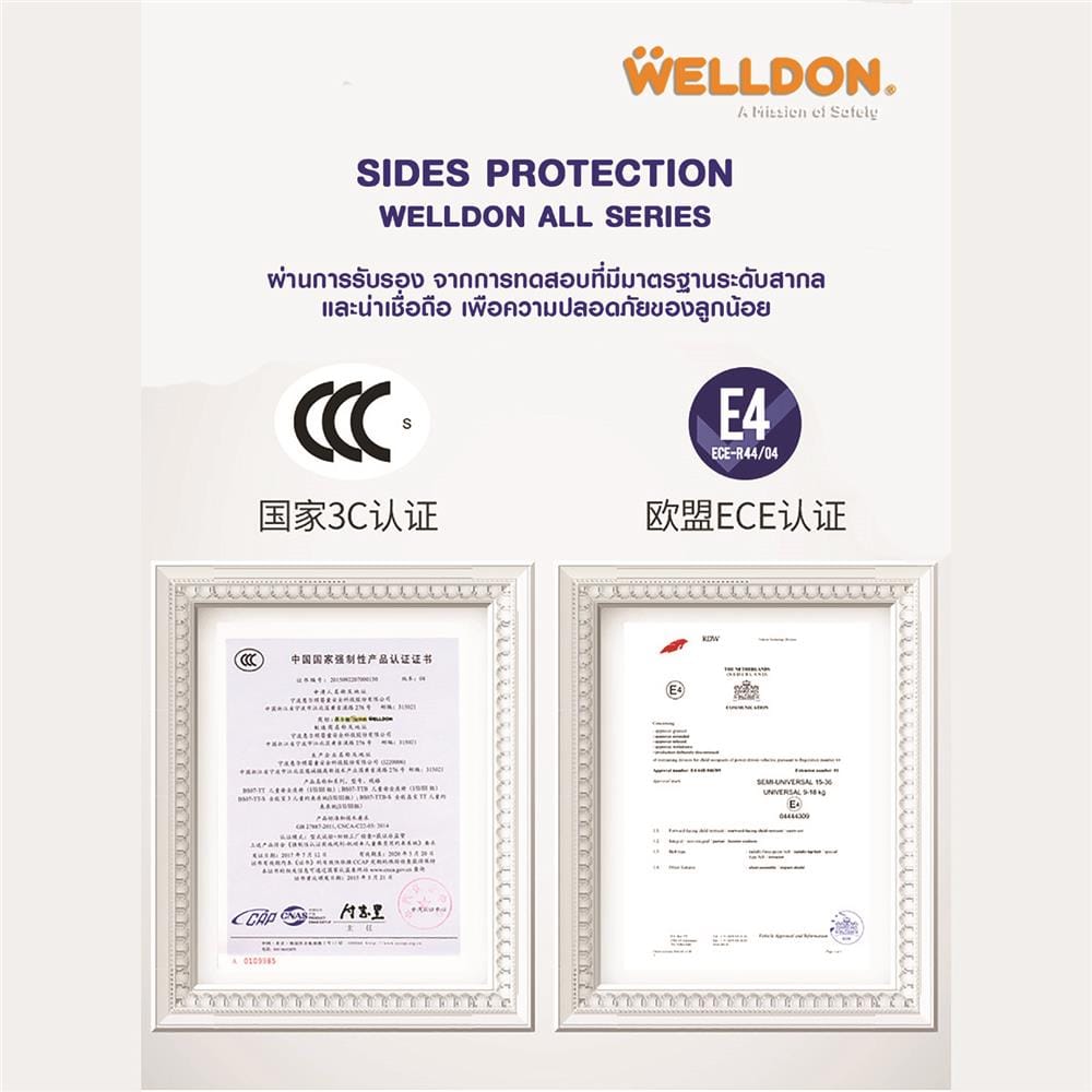 คาร์ซีท WELLDON NOVA PLUS ชมพู_10
