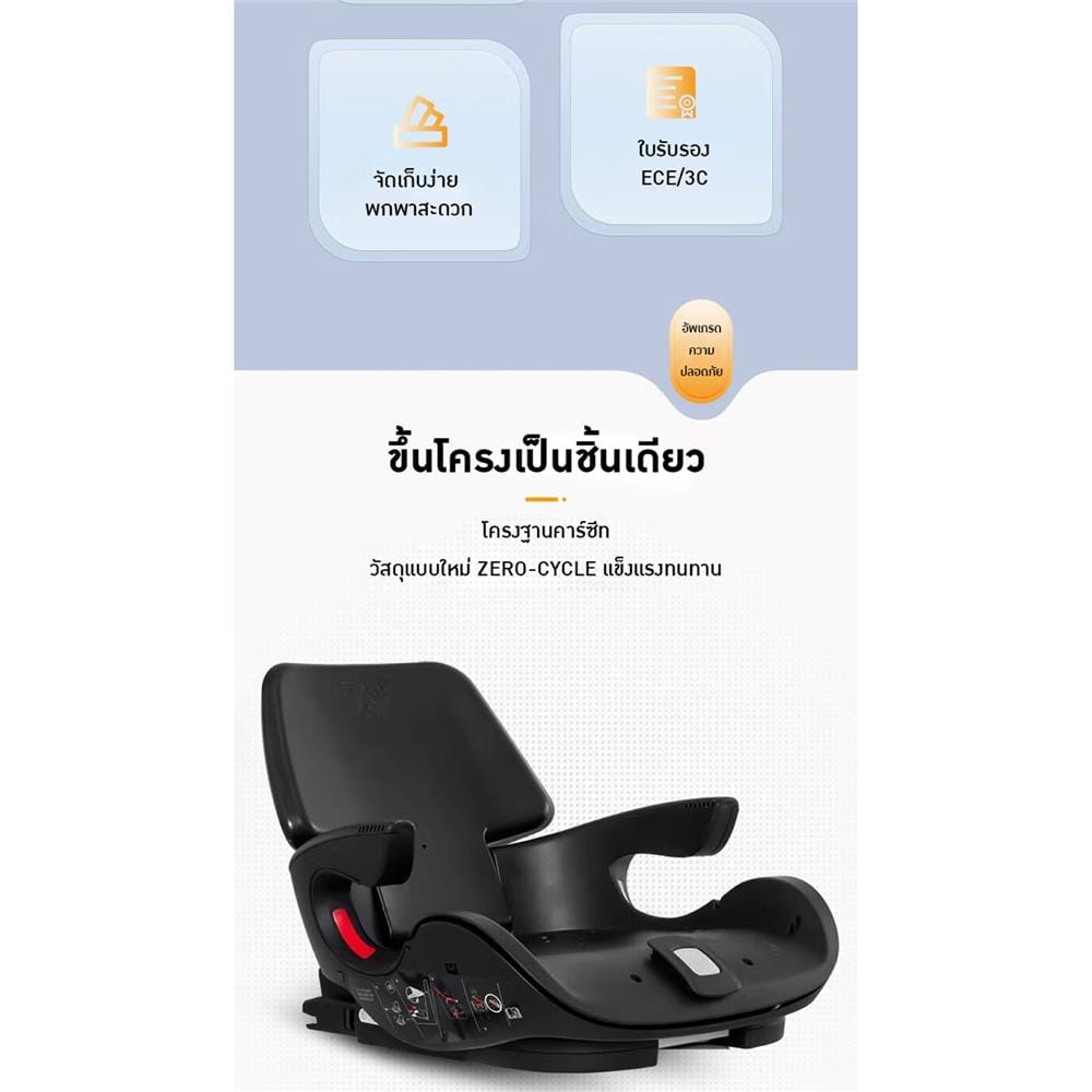 คาร์ซีท WELLDON PARTNER แดง_8