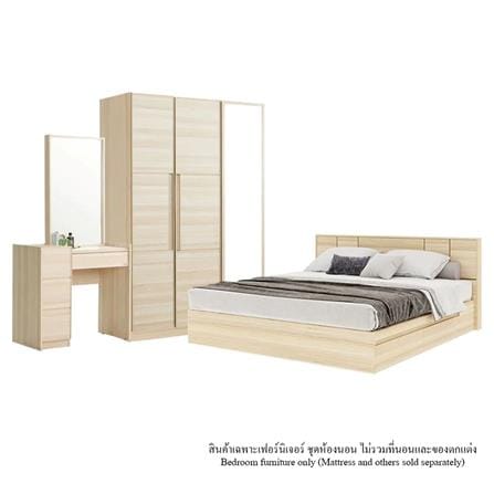 ชุดห้องนอน 6 ฟุต KONCEPT HAKONE 59058140 สี CANYON OAK_0