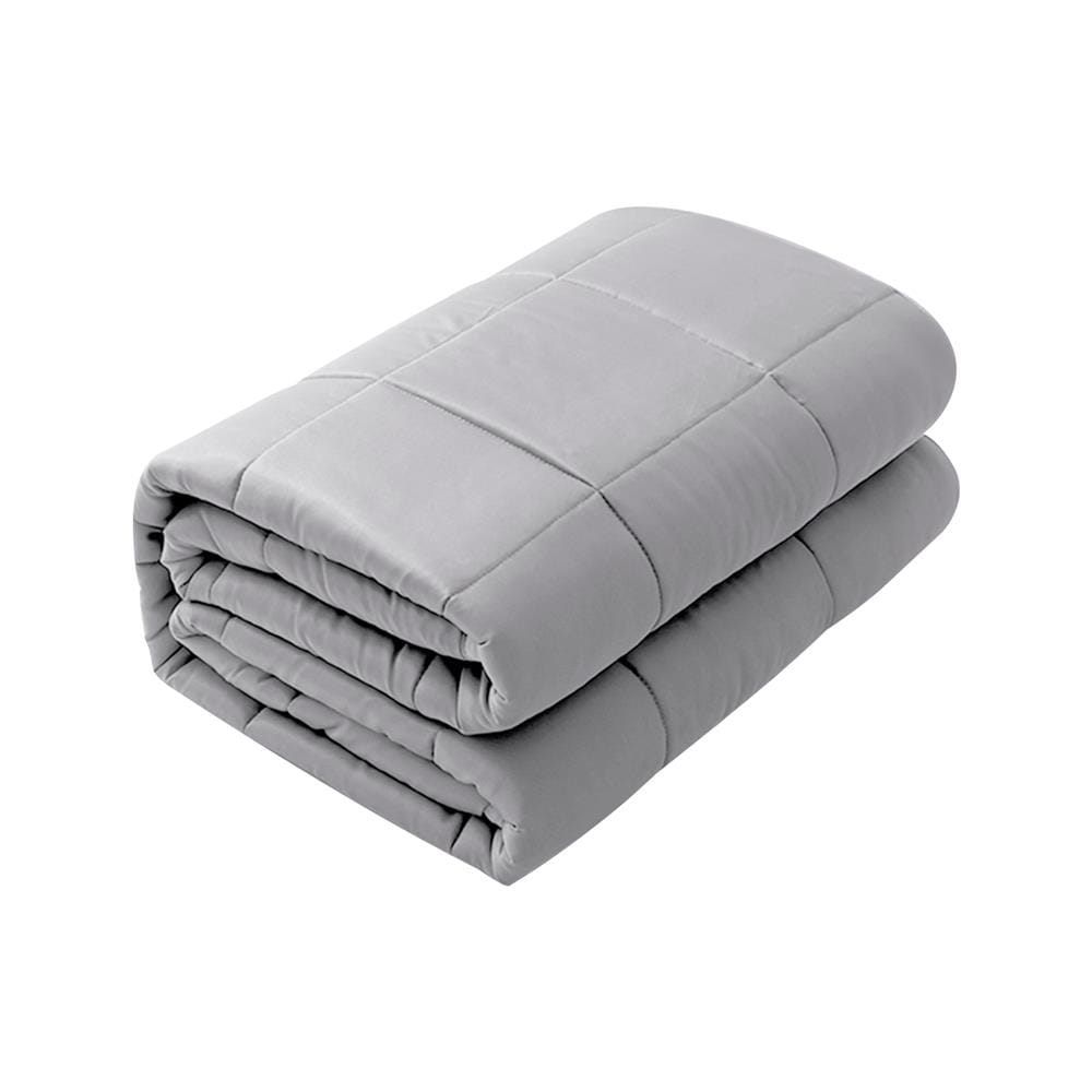 ผ้าห่มถ่วงน้ำหนัก HUGGIN รุ่น 6.8 KG 60X80-INCH สีเทาอ่อน_0