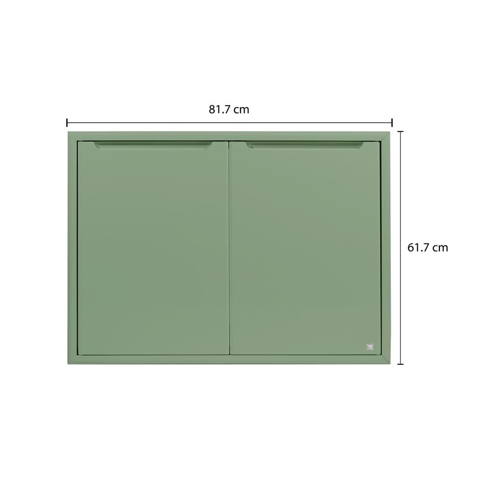 บานใต้เตา KING PLAT-CURVE 81.7X61.7 ซม. สีเขียวพิสตาชิโอ