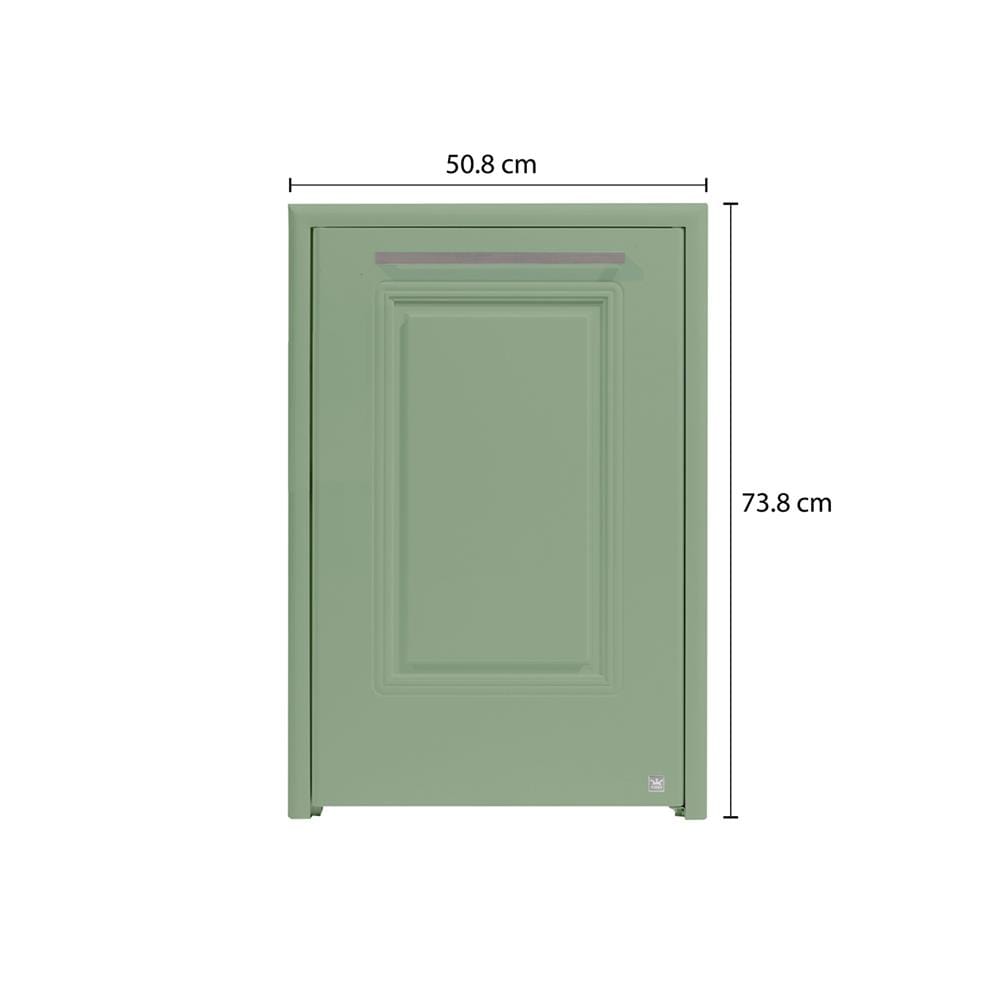 บานถังแก๊ส KING PLAT-PEARL 50.8X73.8 ซม. สีเขียวพิสตาชิโอ