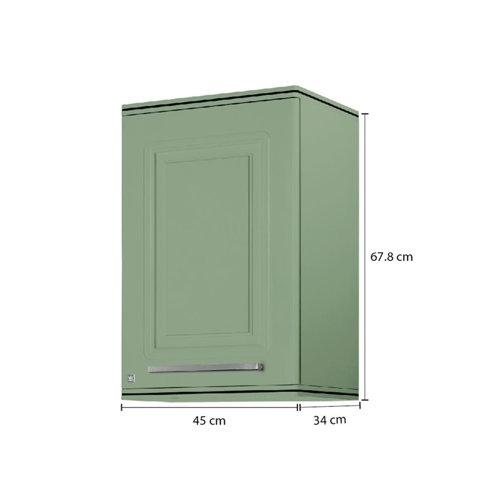 ตู้เดี่ยว KING PLAT-PEARL 45X67.8 ซม. สีเขียวพิสตาชิโอ