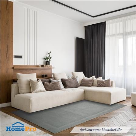 พรม HOME LIVING STYLE DOLLAR 90X150 ซม. สีเทา_5