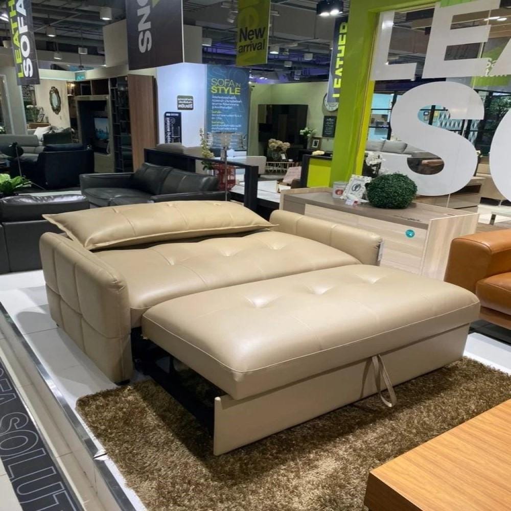 โซฟาเบด 2 ที่นั่ง SB FURNITURE UNNA PLUS 19215743 สีน้ำตาล/ครีม