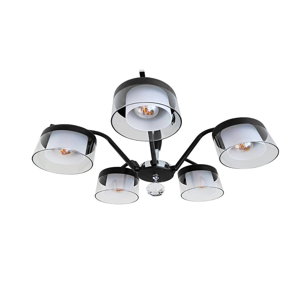 ไฟถาด NEOLIGHT 06462-5 สีดำ/เงิน/ขาว 5 หัว