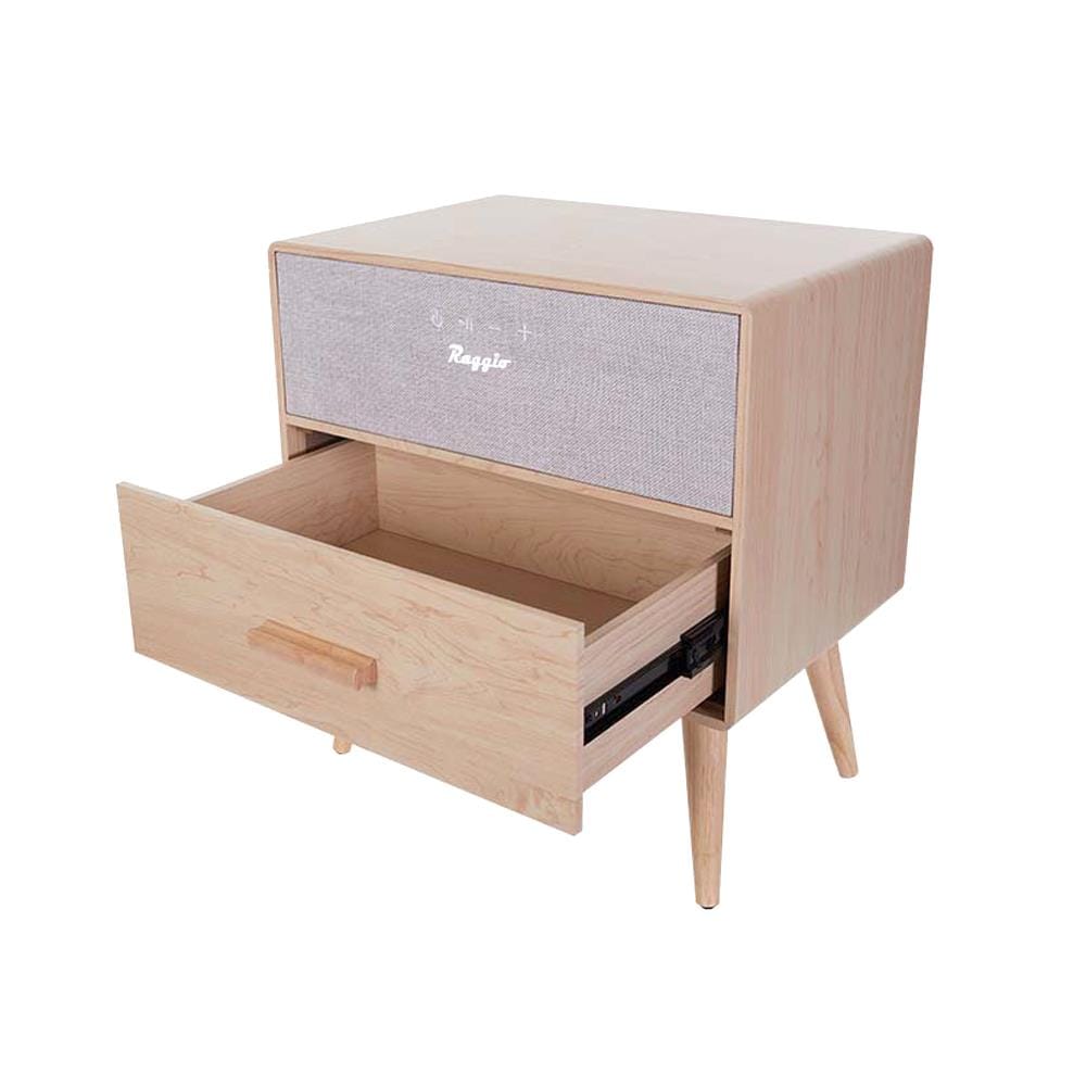 โต๊ะข้างอัจฉริยะ RAGGIO STN-480 สีน้ำตาล