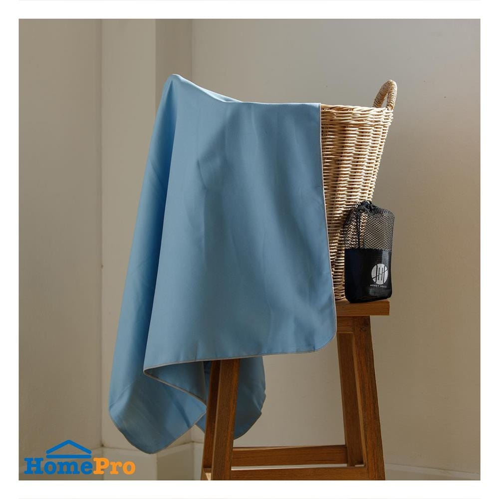 ผ้าขนหนู Hanky House Travel สีฟ้า_5