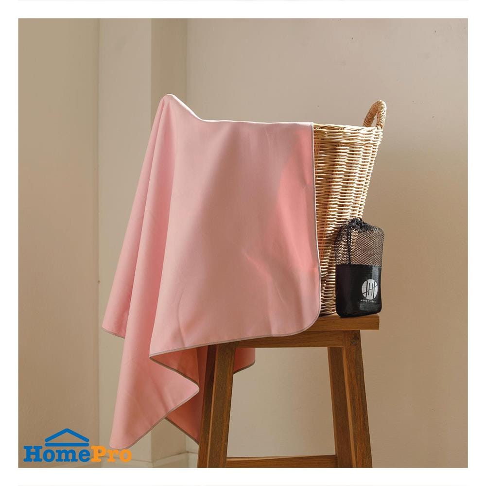 ผ้าขนหนู Hanky House Travel สีชมพู_5