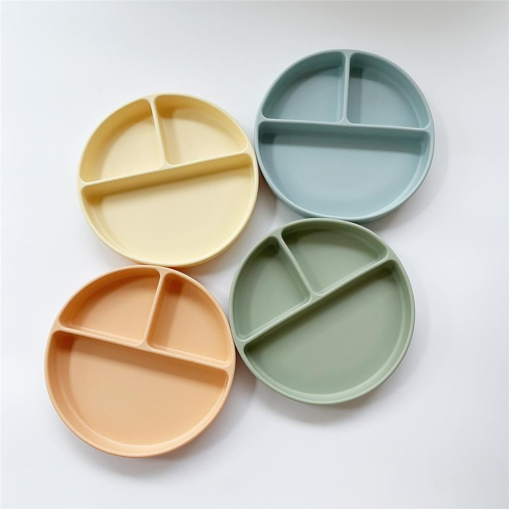 จานซิลิโคนกันดูด GRANDMOM สีส้ม XL_2