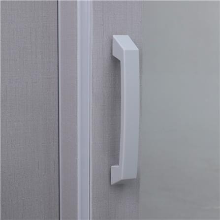 ฉากกั้นห้องแบบทึบ DIY ME LIVING WC 10 100X200 ซม. สีเทา_1