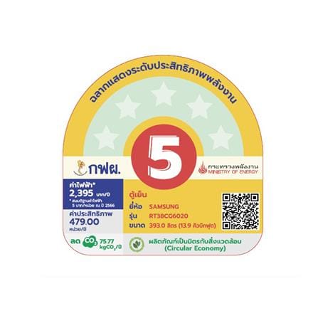 ตู้เย็น 2 ประตู SAMSUNG RT38CG6020B1ST 13.9 คิว สีดำ อินเวอร์เตอร์_6