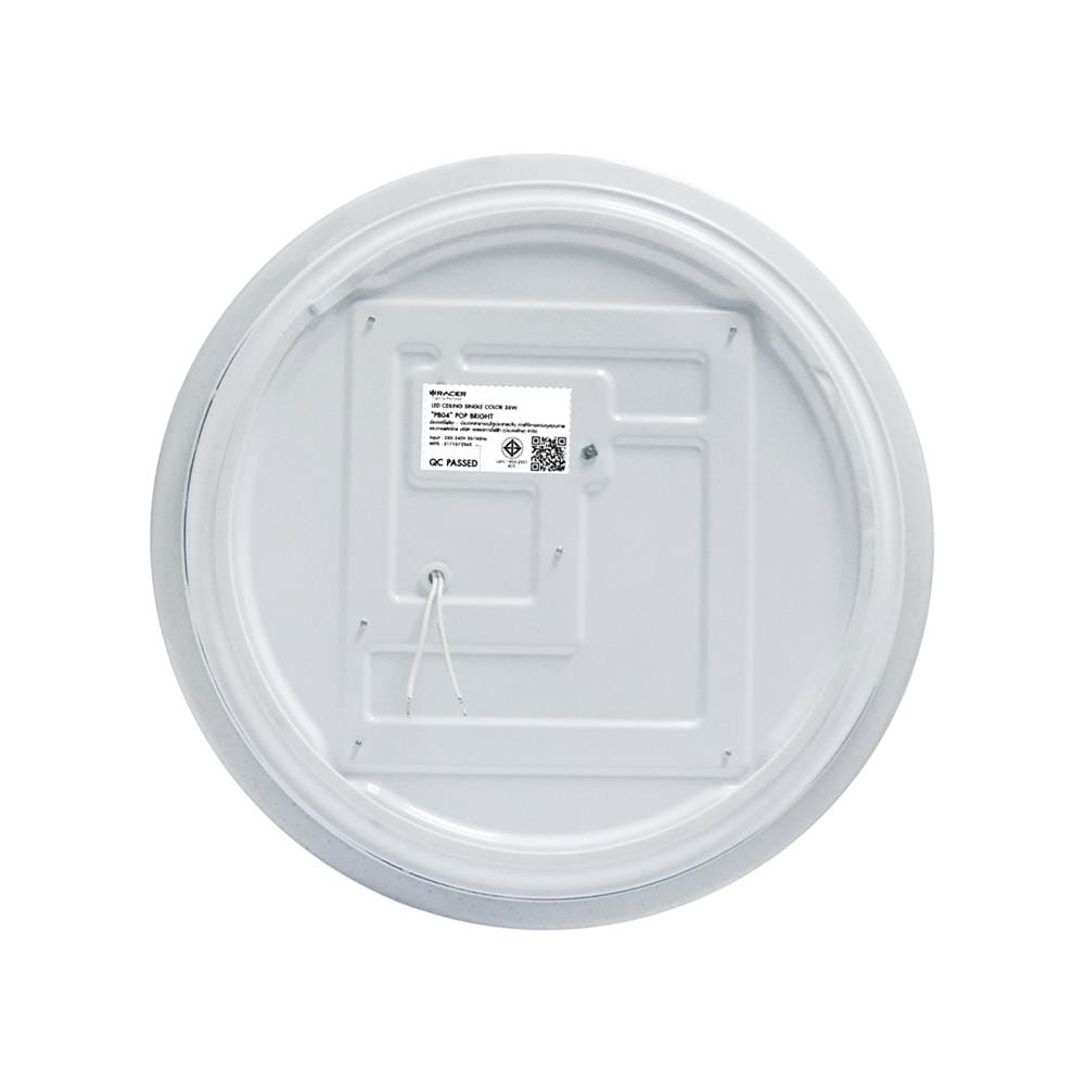 ไฟเพดาน LED RACER POP BRIGHT PB04 15 นิ้ว 36 วัตต์ DAYLIGHT สีขาว