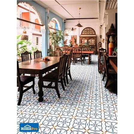 กระเบื้องพื้น 40x40 ซม. TARA ชงโค ฟ้า 0.96 ตร.ม._1