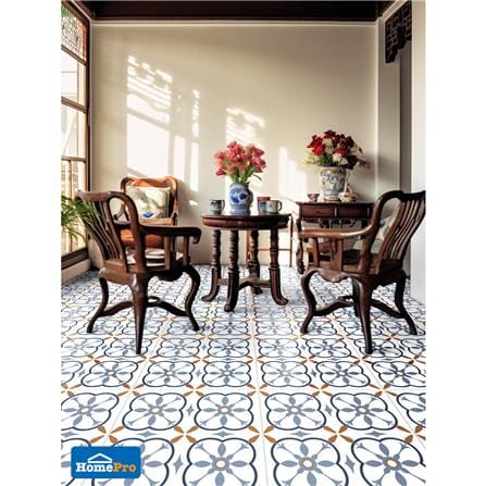 กระเบื้องพื้น 40x40 ซม. TARA ชงโค ฟ้า 0.96 ตร.ม._3