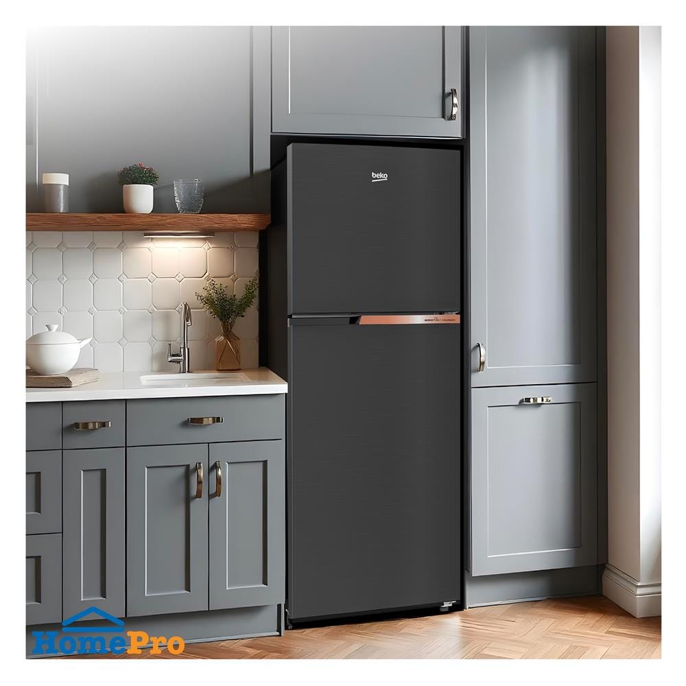 ตู้เย็น 2 ประตู BEKO RDNT371I40VHFSK 12 คิว สีเทา อินเวอร์เตอร์