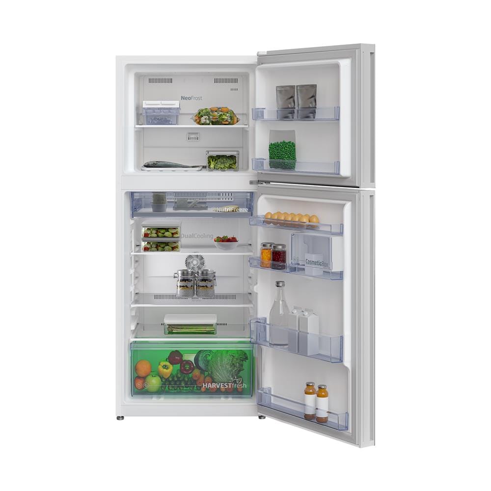 ตู้เย็น 2 ประตู BEKO RDNT371I40VHFSGW 12 คิว กระจกขาว อินเวอร์เตอร์