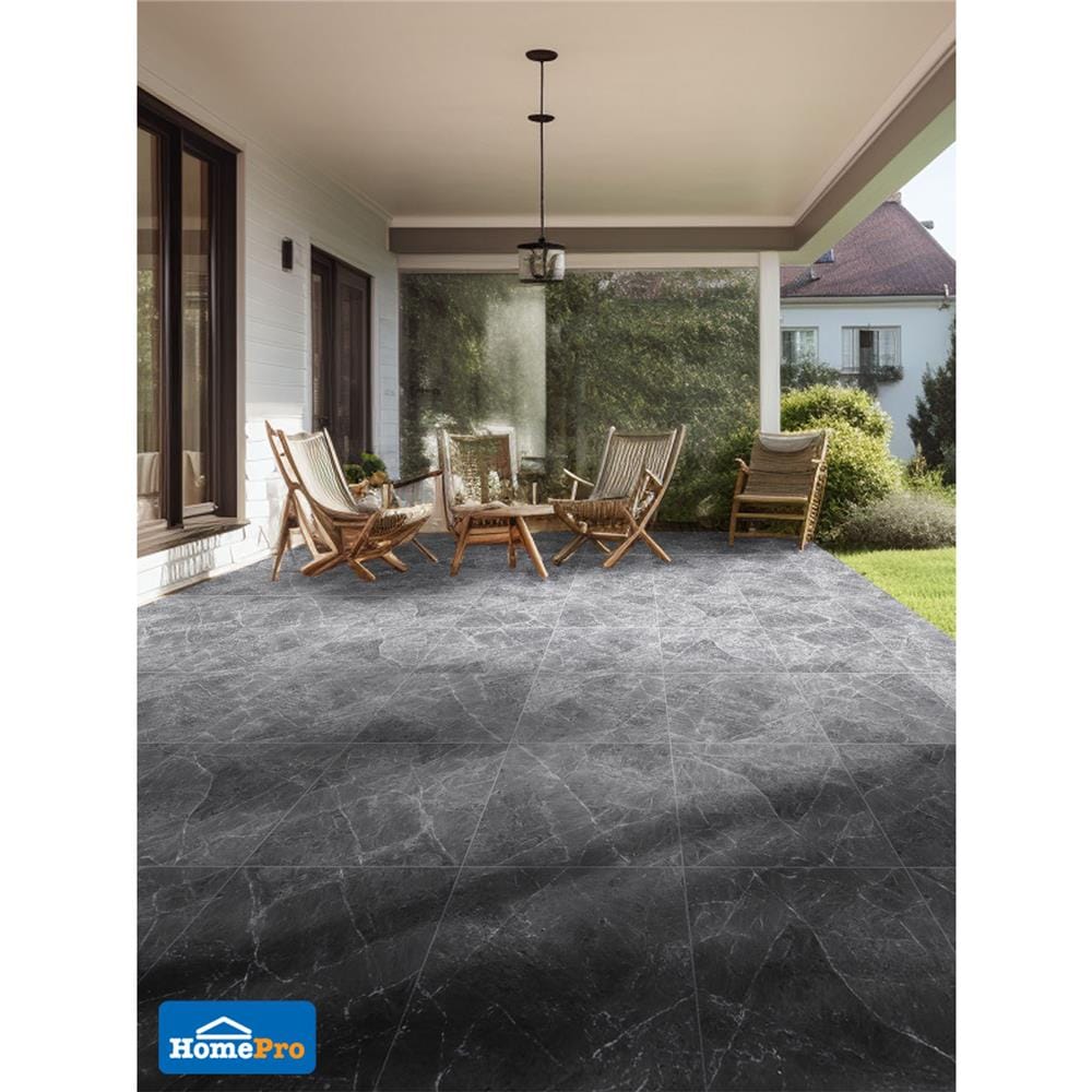 กระเบื้องพื้น 60x60 ซม. TARA เคนชิน เกรย์ A 1.44M2