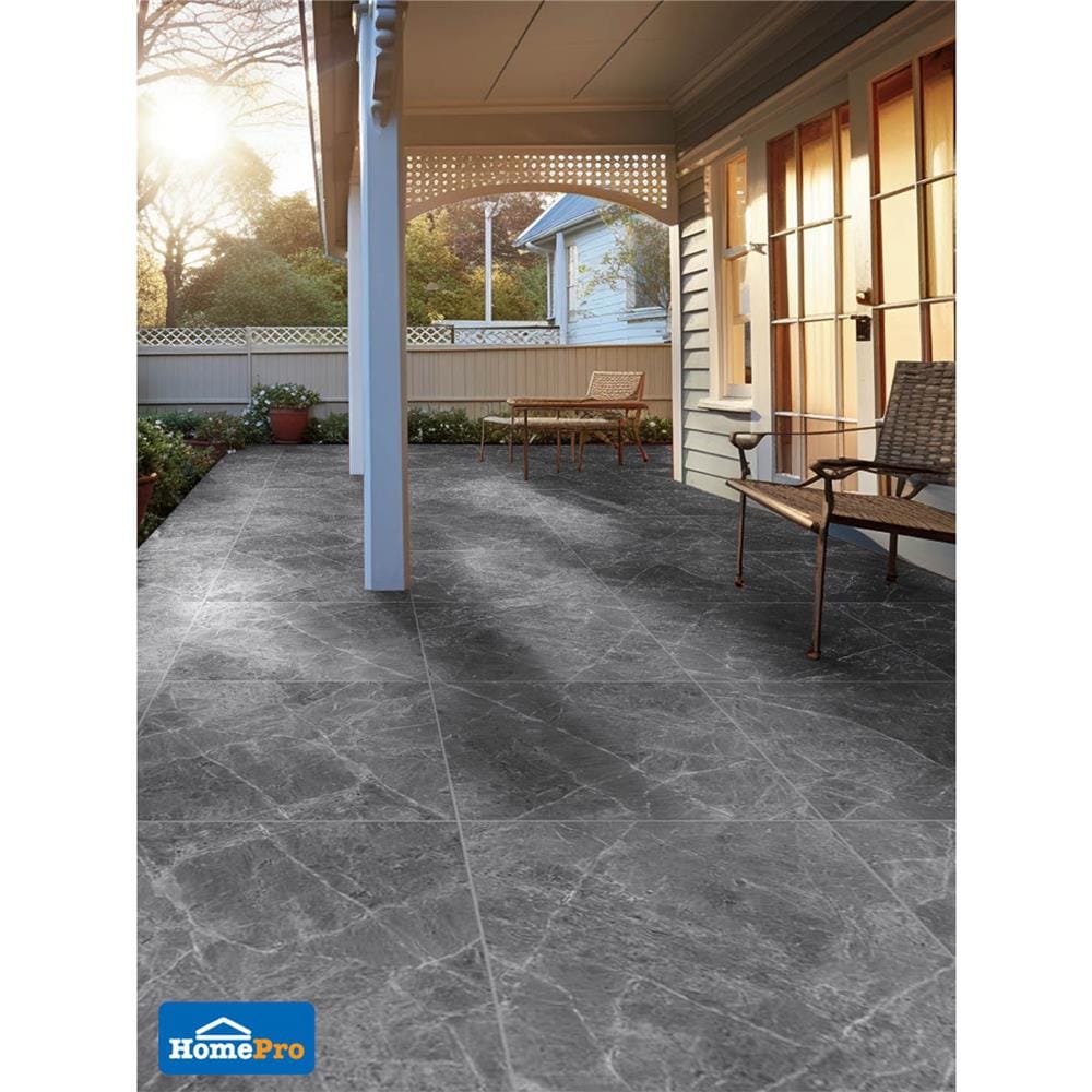 กระเบื้องพื้น 60x60 ซม. TARA เคนชิน เกรย์ A 1.44M2