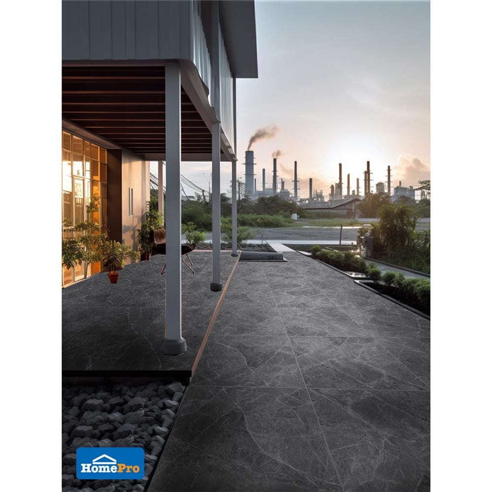 กระเบื้องพื้น 60x60 ซม. TARA เคนชิน เกรย์ A 1.44M2
