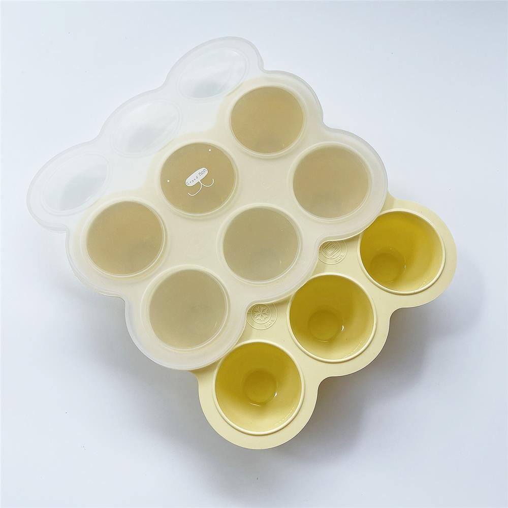 บล๊อคซิลิโคน GRANDMOM  9 ช่อง สีเหลือง_3