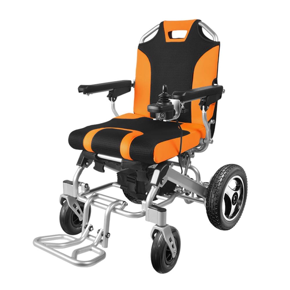 รถเข็นวีลแชร์ไฟฟ้า ADLER DRIVE YE245C- MAX สีส้ม_0