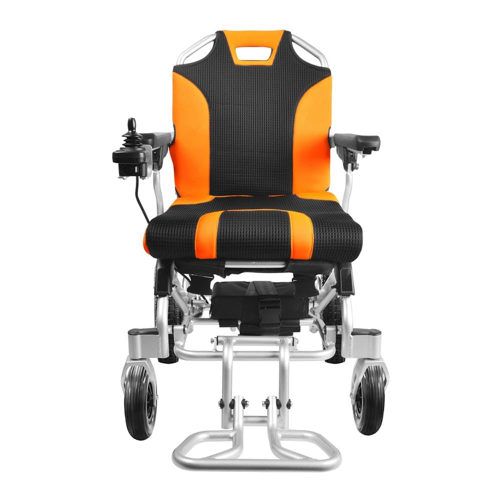 รถเข็นวีลแชร์ไฟฟ้า ADLER DRIVE YE245C- MAX สีส้ม_1