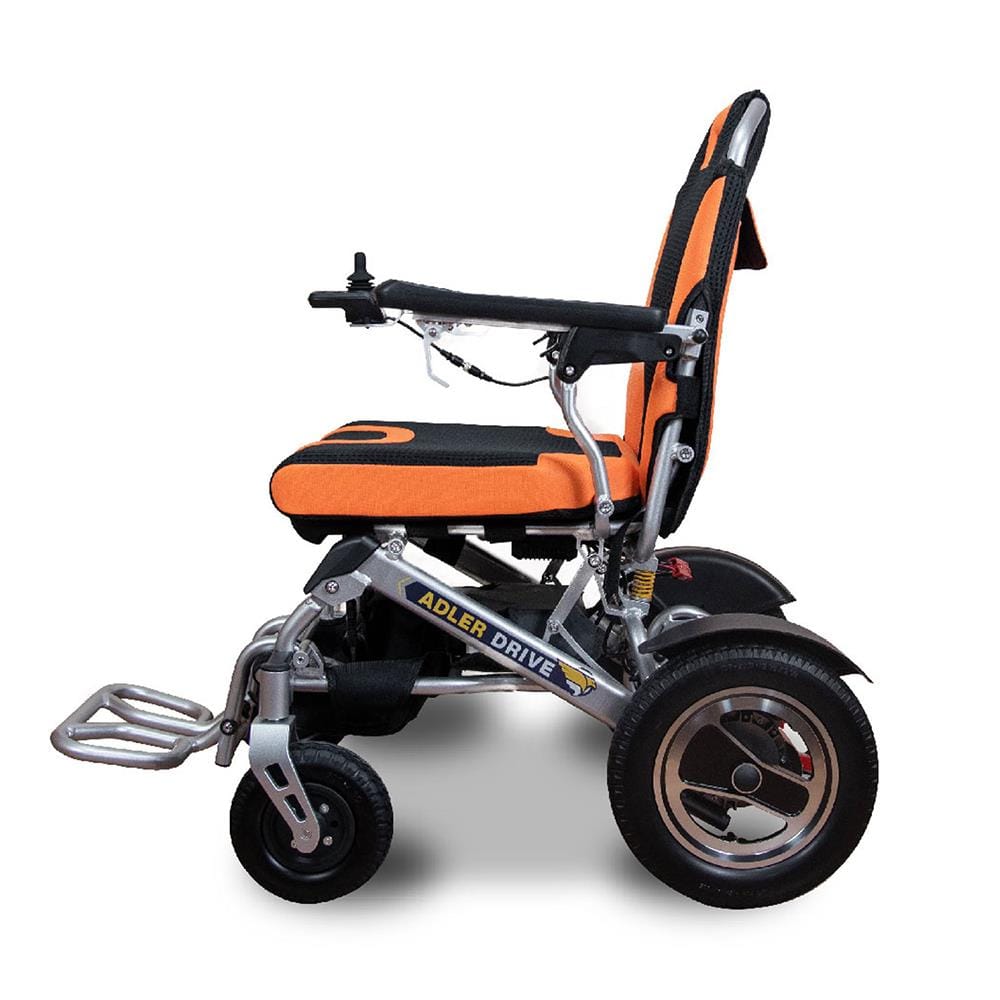 รถเข็นวีลแชร์ไฟฟ้า ADLER DRIVE YE245C- MAX สีส้ม_2