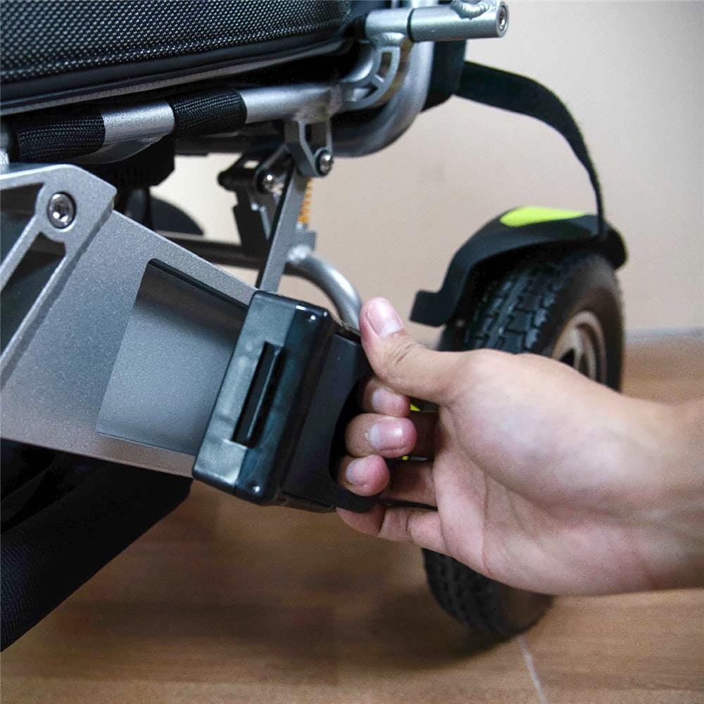 รถเข็นวีลแชร์ไฟฟ้า ADLER DRIVE YE200 สีเทา_7
