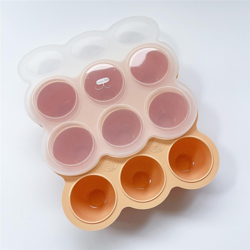 บล๊อคซิลิโคน GRANDMOM  9 ช่อง สีส้ม_3