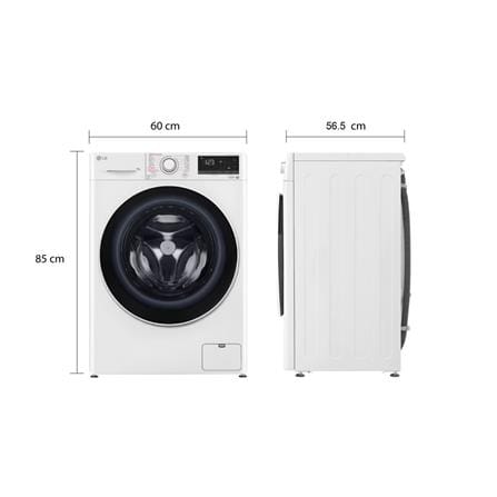 เครื่องซักผ้าฝาหน้า LG FV1410S5WG1 10 กก. 1400RPM อินเวอร์เตอร์ สีขาว_7