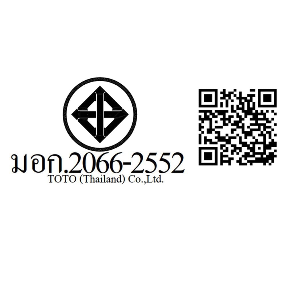 ฝักบัวสายอ่อน 1 ระดับ TOTO TBW07008T สีขาว-โครม