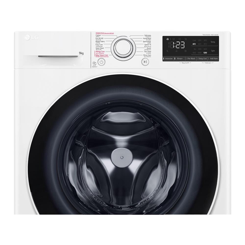 เครื่องซักผ้าฝาหน้า LG FV1209S5WG 9 กก. อินเวอร์เตอร์ สีขาว