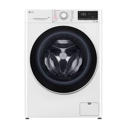 เครื่องซักผ้าฝาหน้า LG FV1209S5WG 9 กก. อินเวอร์เต...