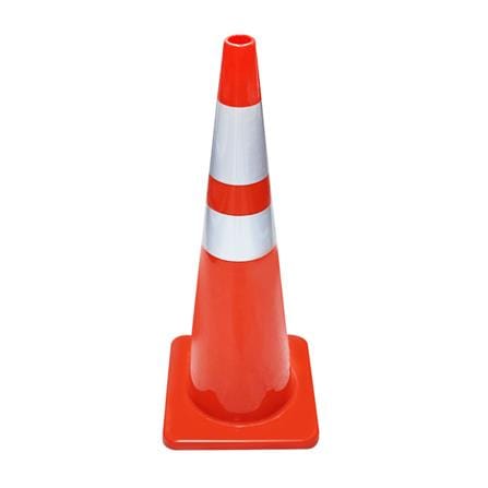 กรวยจราจร PVC RIGHT 90 ซม. สีส้ม