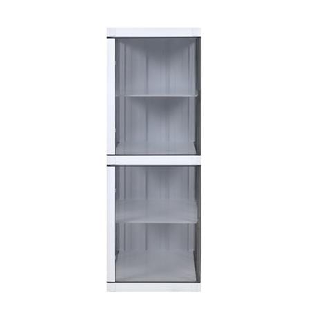 กล่องรองเท้า STACKO MAGIC BOX 27.8x38.5x79 ซม. สีขาว/เทาใส_2