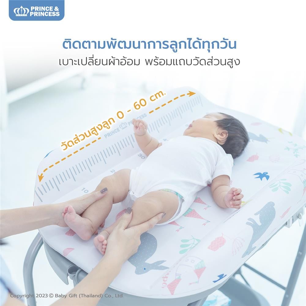 โต๊ะอาบน้ำ PRINCE & PRINCESS รุ่น TUB A PUFF สีเทา_8