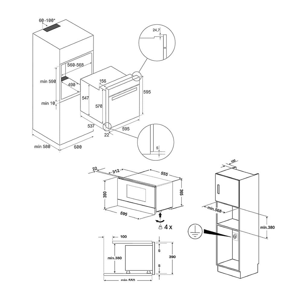 ไมโครเวฟ+เตาอบ TEKA ML8220BIS+HLB8416BK