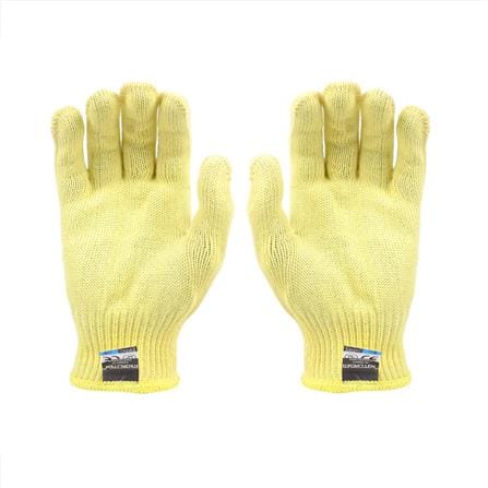 ถุงมือถัก Kevlar ทนความร้อนกันบาดระดับ 4 MICROTEX สีเหลือง FREE SIZE แพ็ก 2 ชิ้น_0