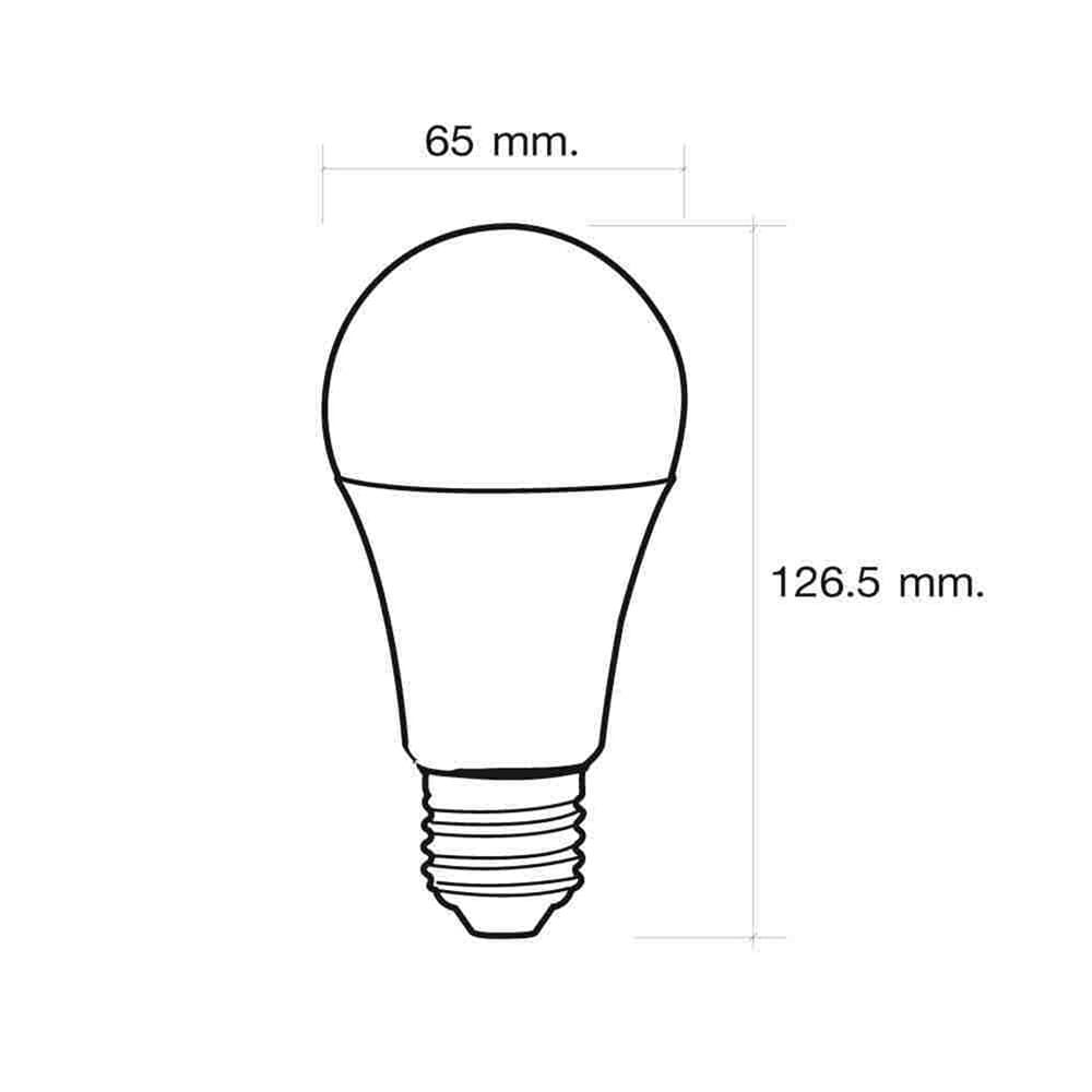 หลอด LED HI-TEK MUAY THAI 14 วัตต์ DAYLIGHT E27 แพ็ก 4 ชิ้น