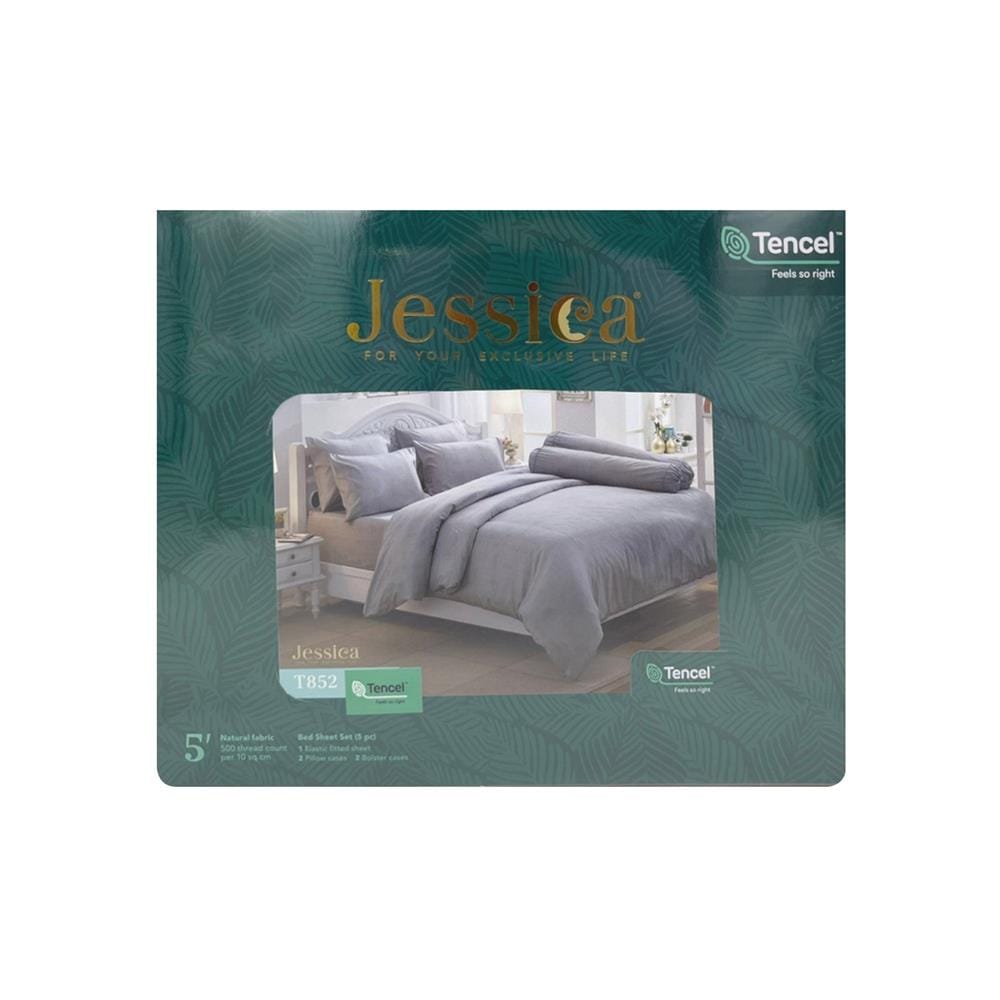 ชุดผ้าปูที่นอน 5 ฟุต 5 ชิ้น JESSICA TENCEL 20165-T852