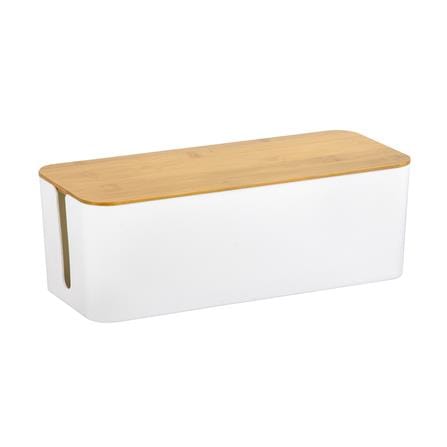 กล่องเก็บสายไฟ STACKO 41x15.5x13.2cm สีขาว_1