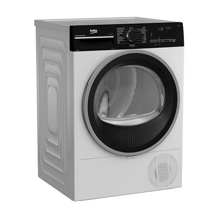 เครื่องอบผ้าฝาหน้า BEKO B3T4229W 10 กก. HEAT PUMP สีขาว_1