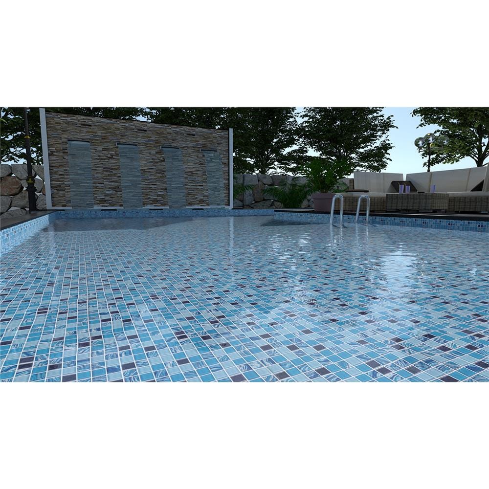 โมเสคแก้ว 30x30 ซม. TARA TARNI SEA AQUA